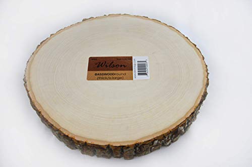 Wilsons 40003 Basswood Thick Round, 11" to 12"