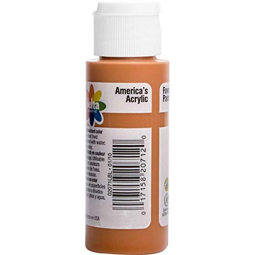 Delta Creative Ceramcoat Acrylic Paint in Assorted Colors (2 oz), 2071, Terra Cotta