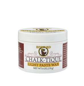 howard products chalk-tique light paste wax – soft chalk paint wax – perfect furniture wax for your chalk paint home décor project , 6 ounce (pack of 1)