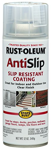 Rust-Oleum Stops Rust Anti-Slip 271455 Antislip Spray 12 oz, Clear Finish, 12 Ounce, 12 Fl Oz