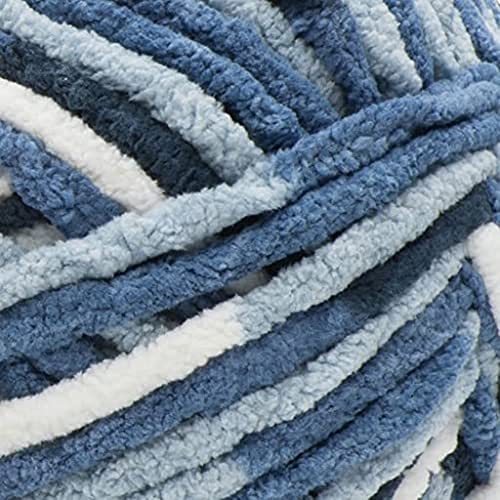 Bernat Blanket Faded Blues Yarn - 2 Pack of 300g/10.5oz - Polyester - 6 Super Bulky - 220 Yards - Knitting/Crochet