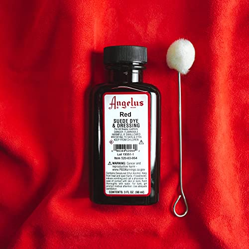 Angelus Brand Suede & Nubuck Dye & Dressing - Black, 3 fl oz