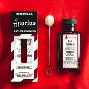 Angelus Brand Suede & Nubuck Dye & Dressing - Black, 3 fl oz