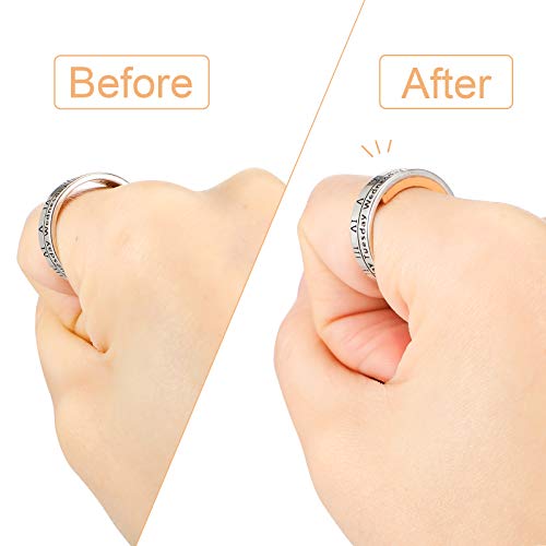 16 Sheets Invisible Ring Size Adjuster with 2 Pieces Plastic Ring Guard Ring Size Adjuster for Loose Jewelry Rings Guard Tightener, Spacer, Sizer, Fixing Wide Rings, 4 Colors, 2 Kinds of Thickness