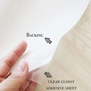 PLANTIONAL Double Sided Iron On Adhesive Sheets: 20 PCS Heavy Weight A4 Size Double-Sided Press-on Patch Heat Melt Fabric Glue Sheet Permanent Fusible Adhesive Sheets