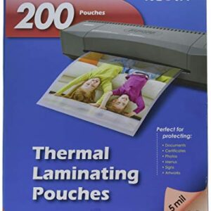 Nuova 200-Pack, 5 Mil Thermal Laminating Pouches 9 x 11.5 Inches, Letter Size (LP205H)