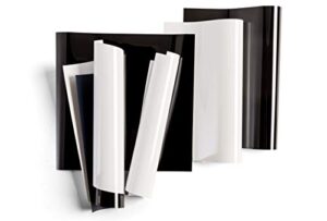 cricut everyday iron on – 12” x 12″ 6 sheets – includes black & white – htv vinyl for t-shirts – use with cricut explore air 2/maker – basics bundle