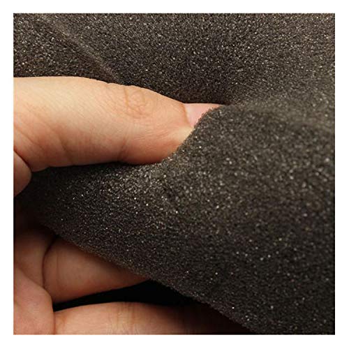 AKTRADING CO. CertiPUR-US Certified Charcoal Rubber Foam Sheet Cushion (Seat Replacement, Upholstery Sheet, Foam Padding, Acoustic Foam Sheet) - 1"H X 24"W X 72"L