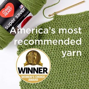 Red Heart Super Saver Jumbo Icelandic Yarn - 2 Pack of 283g/10oz - Acrylic - 4 Medium (Worsted) - 482 Yards - Knitting/Crochet