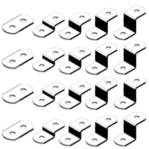 offset canvas clips for picture framing assorted small sizes, 10 each 0/0″, 1/8″, 1/4″ 3/8″ 1/2″, 10 pieces each size packed with 100 screws