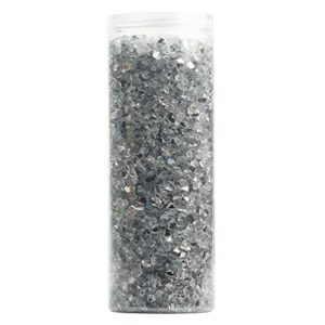 zenq crushed glass for crafts, resin art. 1.5 lbs