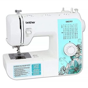 Brother 37-Stitch Free Arm Sewing Machine, 12" x 5.8" x 15.3", White