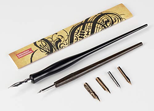 Speedball Sketching Pen Set - 2 Penholders w/ 6 Pen Tips