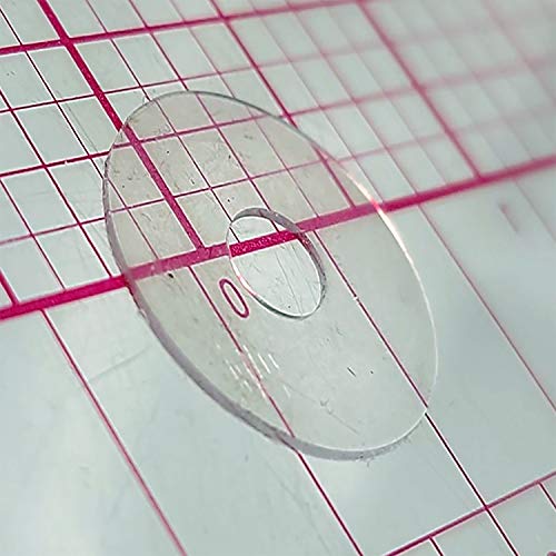 Sure Grips by Ultima – Non-Slip Ruler Grip Rings with 3M Adhesive Backing – Designed for Quilting & Patchworking – Works on Any Ruler – 30 Rings, 15 Large & 15 Small