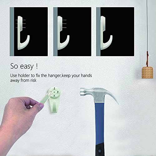 Picture Hanging Kit，Picture Hanger No Damage Wall Hangers for Picture Frame，68pcs Invisible Wall Nails for Concrete Wall, Hardwall and Cement Wall (Mix)