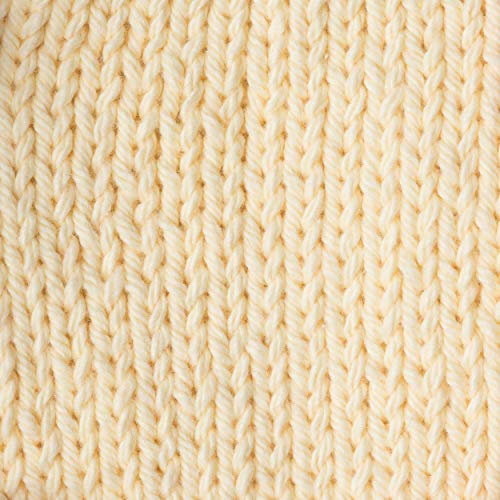 Bernat Handicrafter Cotton Solids Yarn, 1.75 oz, Gauge 4 Medium, 100% Cotton, Pale Yellow