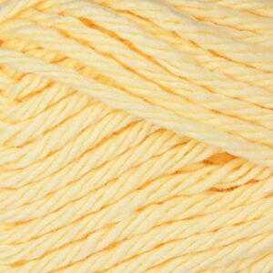 Bernat Handicrafter Cotton Solids Yarn, 1.75 oz, Gauge 4 Medium, 100% Cotton, Pale Yellow