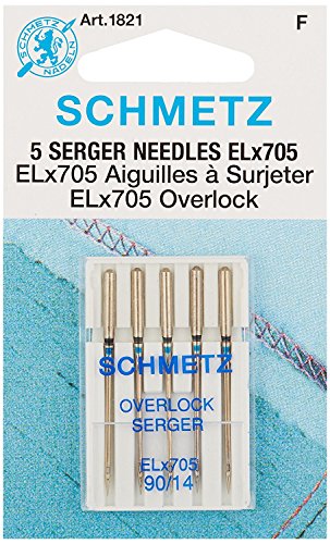 ELX705 Serger Needles -Size 14/90 5/Pkg (3 Pack)