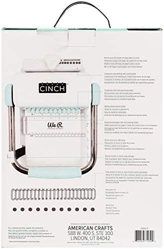 We R Memory Keepers The Cinch Book Binding Machine Version 2 | White