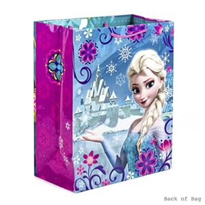 Hallmark 13" Large Frozen Gift Bag with Birthday Card and Tissue Paper (Anna and Elsa)