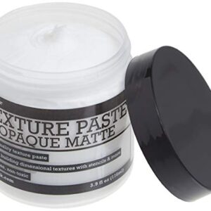 Ranger Texture Paste 4oz-Opaque -INK4444