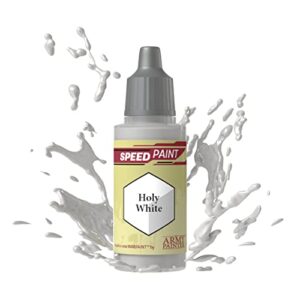 the army painter holy white speedpaint – acrylic non-toxic heavily pigmented water based paint for tabletop roleplaying, boardgames, and wargames miniature model painting