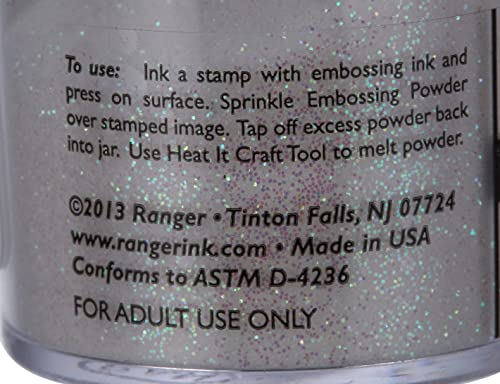 Ranger EPJ00-709 Embossing Powder .60oz, Holographic