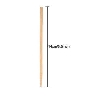 SATINIOR Heavy Duty Wood Stylus Tools for Scratch Art Wooden Stylus Stick Art Sticks (Pack of 100)