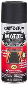 rust-oleum 263422 automotive matte finish spray paint, 12 oz, matte black
