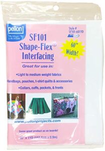 pellon pelsf101.601yd shape-flex 100% cotton wht