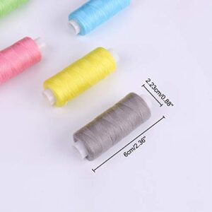 Luxbon Sewing Threads Kits 36 Colors Polyester 250 Yard Each Spools Sewing Thread Embroidery Machine Threads Quilting Thread for Hand Sewing/Machine Sewing