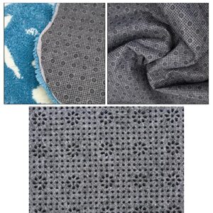 Antislip Vinyl Primary Tufting Cloth Backing Fabric Non Slip Pad with Plum Blossom Pattern for Carpets Rug Tufting Gun Cushion Punch Needle (70 x 39 Inch) (Black)