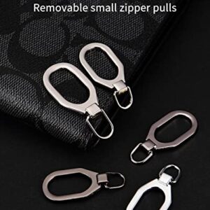 Zipper Pull, Zipper Pull Replacement (32 Pack), Universal Replacement Zipper Pull Kit, Durable Zipper Tab Replacement, Zipper Pulls for Backpacks, Purses, Jackets, Luggage, Boots (4 Styles 4 Sizes)