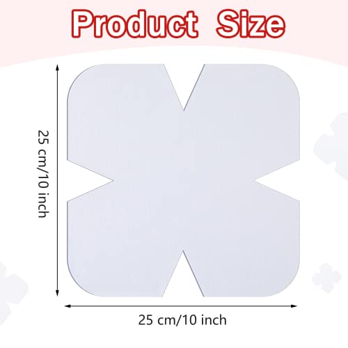 Cozy Pre Cut Batting Microwave Quilt Batting Fabric Batting for Quilting Bowl Cozy Pattern Template Bowl Wrap Cut on Fold Template for Sewing DIY, 9.84 x 9.84 Inch(12 Pieces)