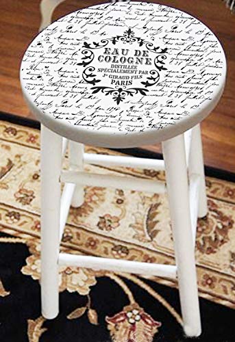 CrafTreat French Writing Stencils for Painting on Wood, Canvas, Paper, Fabric, Wall and Tile - French Script - Size: A4 (8.3 x 11.7 Inch) - Reusable DIY Art and Craft Stencils - French Letter Stencil