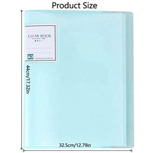 A3 Diamond Painting Storage Book, 60 Views Art Portfolio Presentations Folder with 30 Pages Protectors, 17.3x12.8in