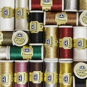 DMC Diamant Metallic Needlework Thread, 38.2-Yard, Light Gold