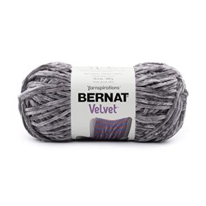 Bernat Velvet Vapor Gray Yarn - 2 Pack of 300g/10.5oz - Polyester - 5 Bulky - 315 Yards - Knitting/Crochet