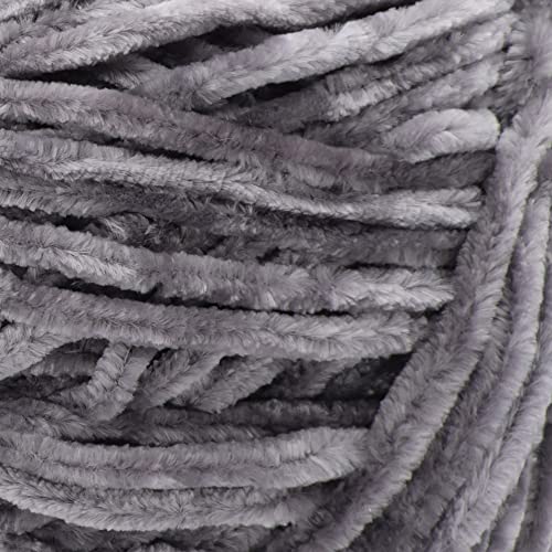 Bernat Velvet Vapor Gray Yarn - 2 Pack of 300g/10.5oz - Polyester - 5 Bulky - 315 Yards - Knitting/Crochet