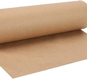 WJAJOY Kraft Paper Roll - Brown Paper Packing Roll Perfect for Crafts,Art,Small Gift Wrapping,Postal,Shipping,Dunnage & Parcel(43 Centimeters Wide,30.5 Meters Long)