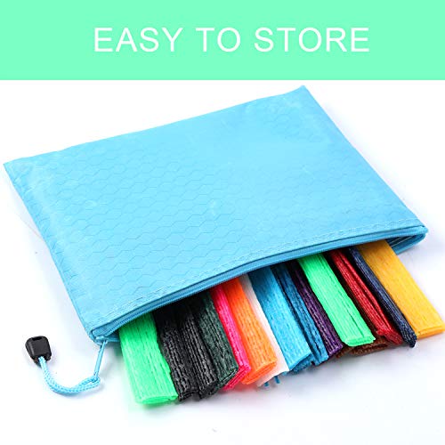 UPINS 1000PCS Wax Craft Sticks Bendable Sticky Wax Yarn Sticks in 13 Colors with Blue Storage Bag for Kids DIY Art Supplies