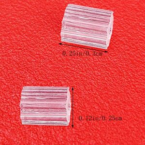 1000Pcs Silicone Earring Backs, Soft Clear Ear Safety Back Clutch Stopper Replacement for Fish Hook Earrings