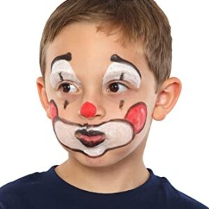 Dress Up America Face Paint Crayons - With Artbook & Easy To Follow Facepainting Designs -Safe Non-Toxic Face And Body Paint Made in Taiwan - Halloween Makeup Face Painting Kit for Kids & Adults