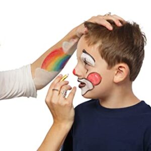 Dress Up America Face Paint Crayons - With Artbook & Easy To Follow Facepainting Designs -Safe Non-Toxic Face And Body Paint Made in Taiwan - Halloween Makeup Face Painting Kit for Kids & Adults