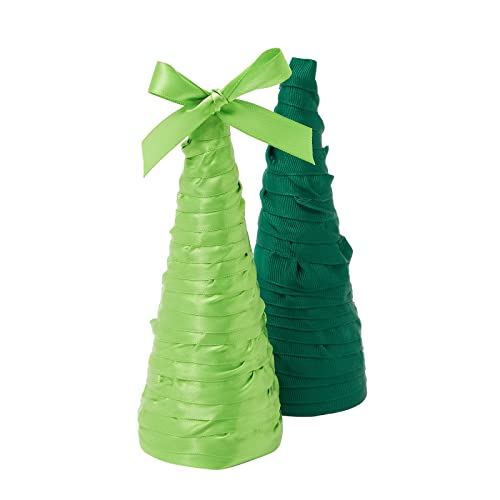 12 Pack Foam Tree Cones for DIY Crafts, Bulk for DIY Christmas Gnomes, Holiday Decor (2.87 x 7.25 In)