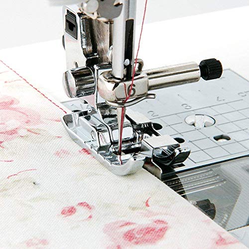 Stitch in Ditch Foot/Edge Joining Foot Sewing Machine Presser Foot - Fits All Low Shank Snap-On Singer, Brother, Babylock, Janome, Kenmore, White, Juki, New Home, Simplicity, Elna etc.