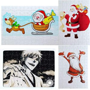 10 Sets Blank Sublimation A4 Jigsaw Puzzle with 120 Pieces DIY Heat Press Transfer Crafts A4 Thermal Transfer Puzzle Wholesale DIY Thermal Transfer Pearl Puzzle Blank Puzzle Thermal Transfer Supplies