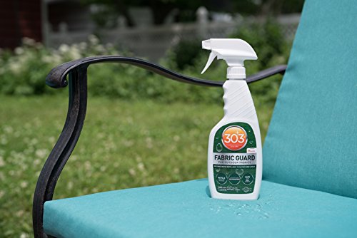 303 Fabric Guard - For Outdoor Fabrics - Restores Water Repellent Properties - Repels Moisture & Stains - Manufacturer Recommended - Safe For All Fabrics, 16oz (30605CSR) Packaging May Vary