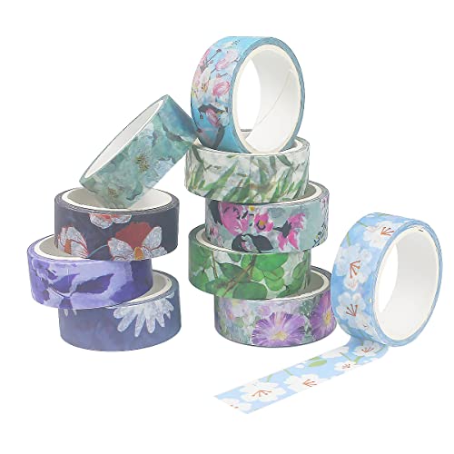 FKEYTO Washi Tape Set,Great for Bullet Journal Supplies, Arts, Scrapbook, DIY Crafts, Planners