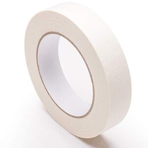 youking white masking tape, easy tear tape best for decorating, painting, arts, and crafts (0.7″ x 55 yard)